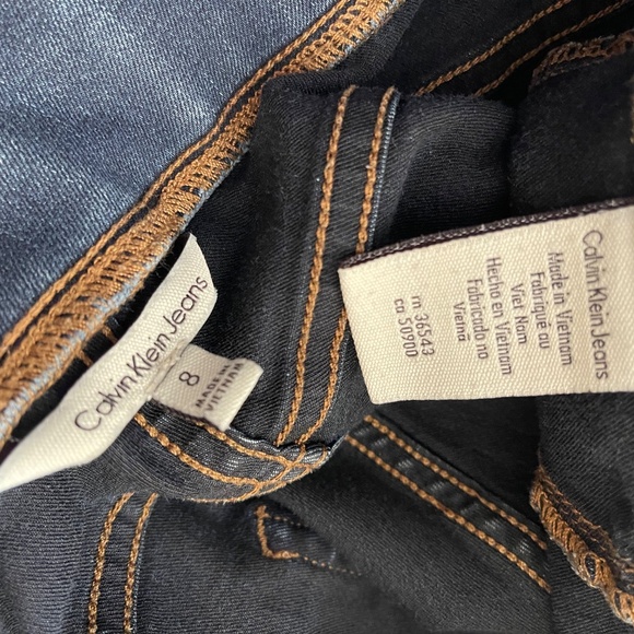 Calvin Klein Jeans Women's Pull-On Denim Stretch Size 8 - Picture 5 of 12